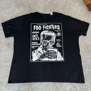 Halloween Night Foo Fighters Ryman auditorium Nashville Black T Shirt 4XLT Tall